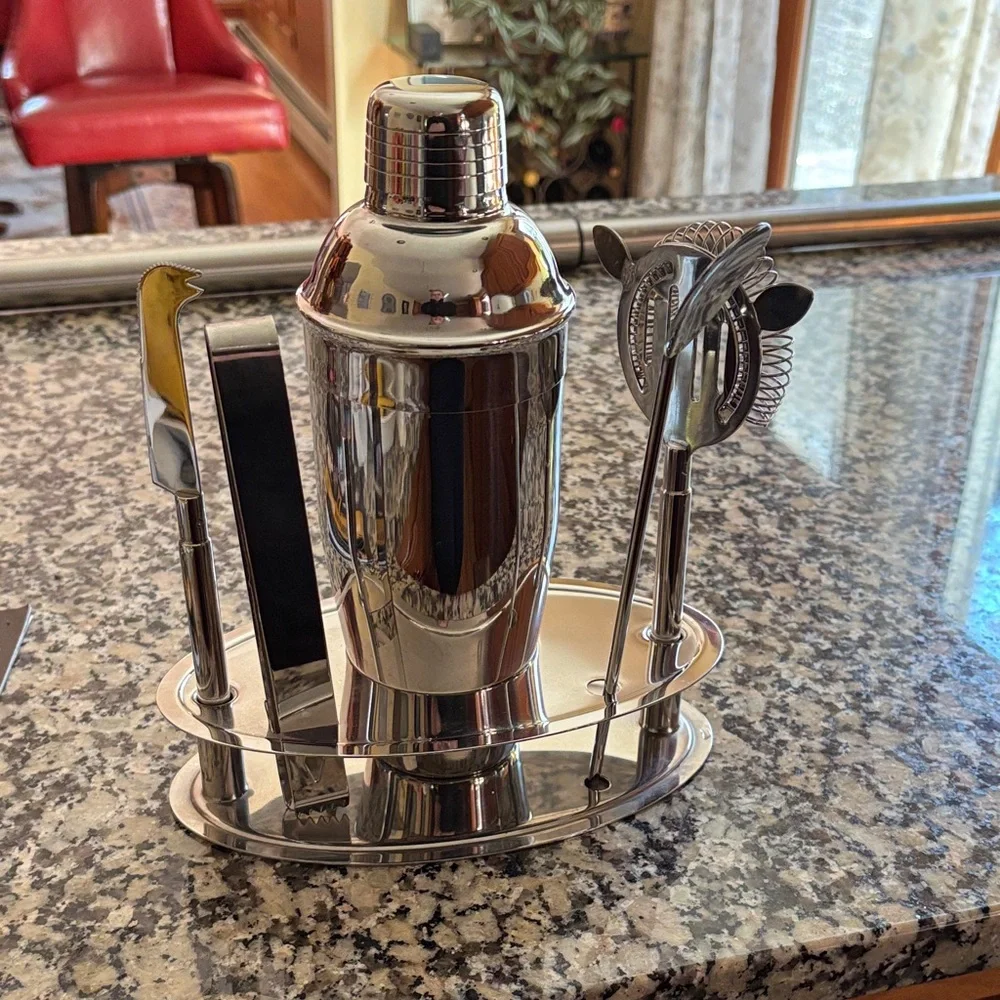 Pier 1 Silver Bar Tool Set